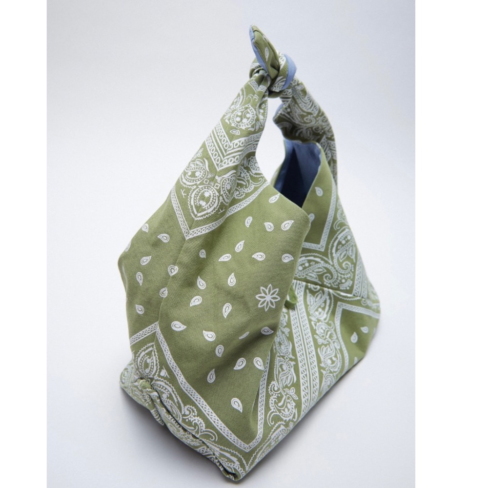 ZARA BANDANA BUCKET BAG